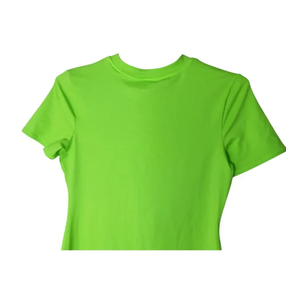 New with Tags Skims Recycled Swim Dress Neon Green Size L